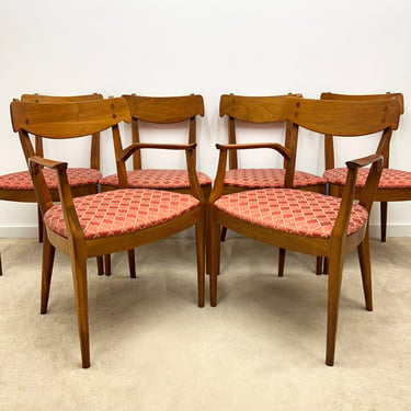 vintage mid century Drexel Declaration (6) dining chairs Danish modern 