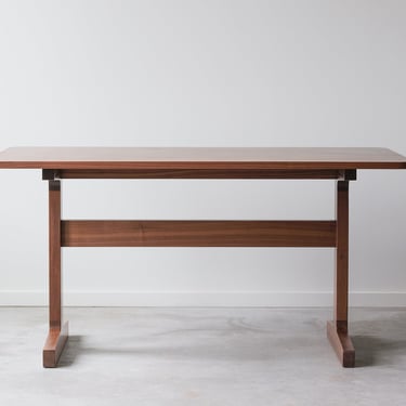 Trestle Dining Table - Solid Walnut - Available in other woods 