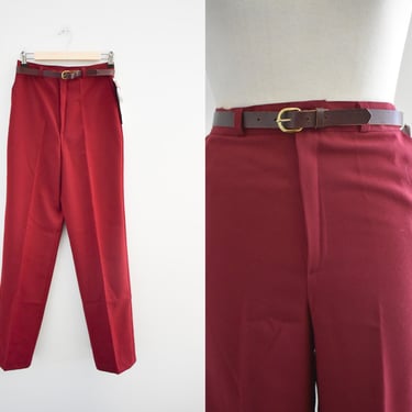 1980s NOS Sergio Valente Burgundy Pants 