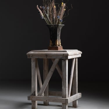 Metal Vase / Sculpture Stand