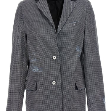 J.W.Anderson Women Used Sequin Denim Blazer Jacket