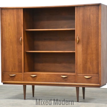 Walnut Bookcase by Lane Perception 