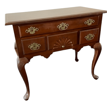 Queen Anne 4 Drawer Cherry Entry End Side Table GU180-20