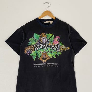 Vintage 1990's Rainforest Cafe T-Shirt Sz. L