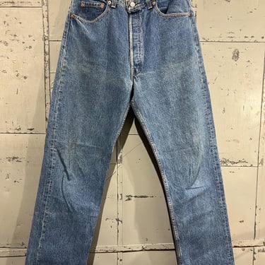 36x31 80s Levi's 501 medium wash Jeans Blue Wash Pants 