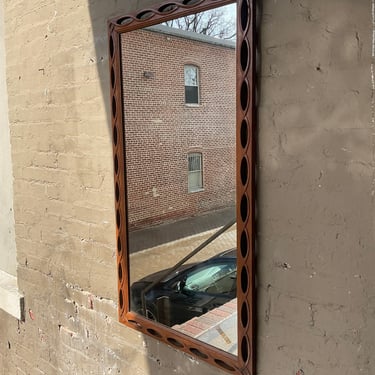 MCM Walnut Mirror