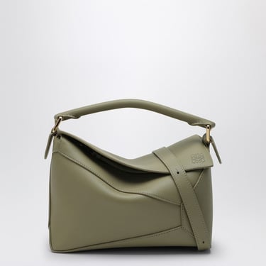 Loewe Eucalyptus Green Small Puzzle Bag Women