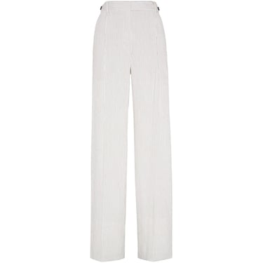 Brunello Cucinelli White Trousers - Straight Trousers Women