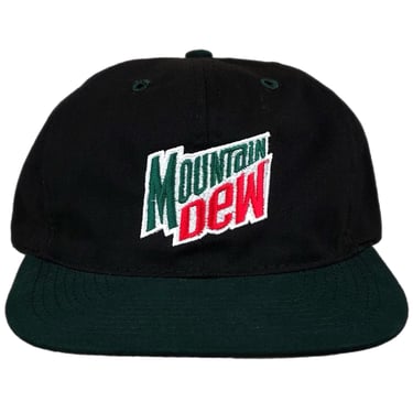 Vintage 90s Mountain Dew “Do The Dew Day” Embroidered Promotional SnapBack Hat Cap 