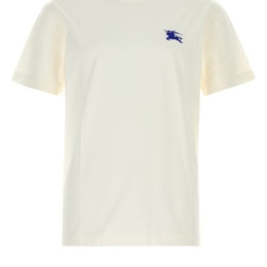 Burberry Man White Cotton T-Shirt