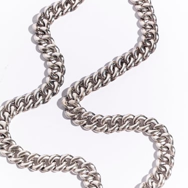 DAVID YURMAN Silver &amp; Pave Diamond Chain Necklace