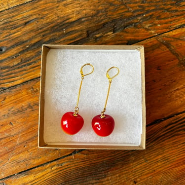 Ranier cherry earrings