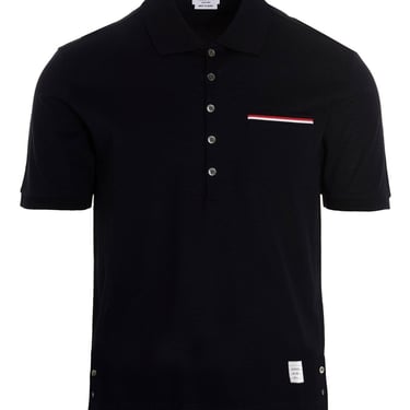 Thom Browne Men Rwb Polo Shirt