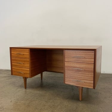 Mid century double sided desk by Brown and Saltman 