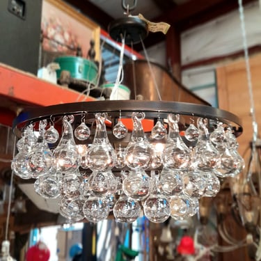 Contemporary Crystal Bauble Chandelier