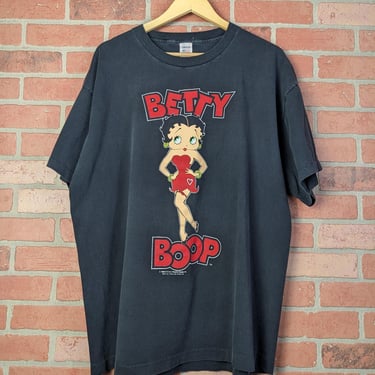 Vintage 90s Double Sided Betty Boop ORIGINAL Cartoon Tee - 2 Extra Large 