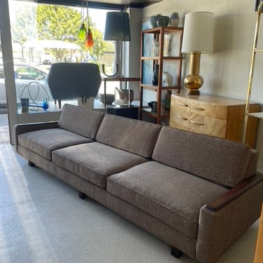 Vintage 3-Cushion Sofa in the style of Adrian Pearsall | Mid Century Modern Seating | 1960s long couch 