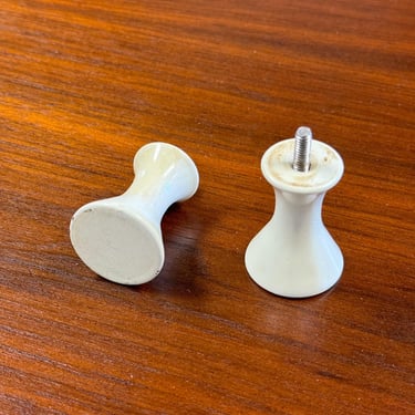 Original George Nelson for Herman Miller Thin Edge White Knob 