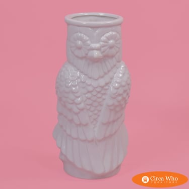 Small Ceramic Owl Vase