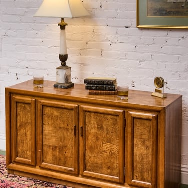 Burlwood Credenza