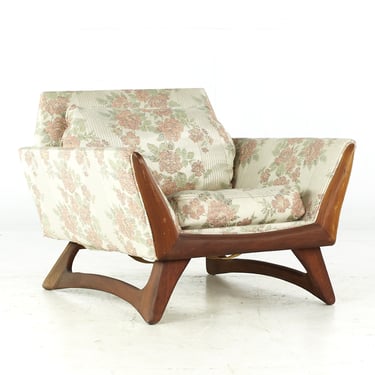 Adrian Pearsall Mid Century Walnut Lounge Chair - mcm 