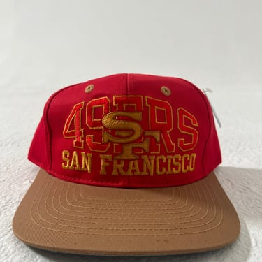 Vintage San Francisco 49ers Red Snapback Hat