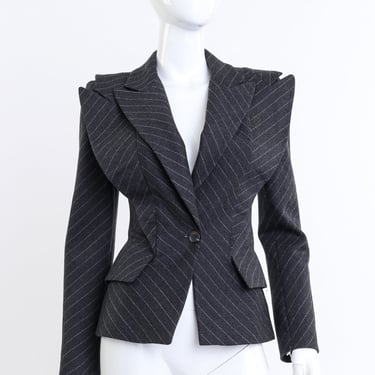 1996 F/W 'Dante' Double Lapel Pinstripe Blazer