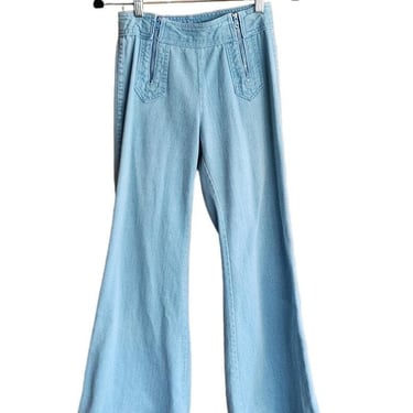 Vintage 70s Sailor Demin Hi Waist Pants | Speak Vintage Vintage 70s Sailor Demin Hi Waist Pants | Speak Vintage