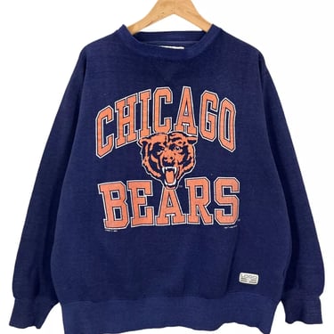 Vintage 1990 Chicago Bears Logo 7 Crewneck Sweatshirt XL