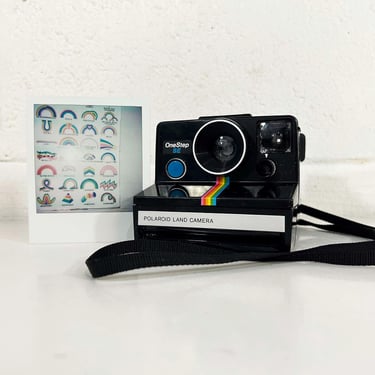 Vintage Polaroid Land Camera OneStep SE SX-70 Instant Film Photography One Step Rainbow Tested Working 1970s Photographer Birthday Gift 