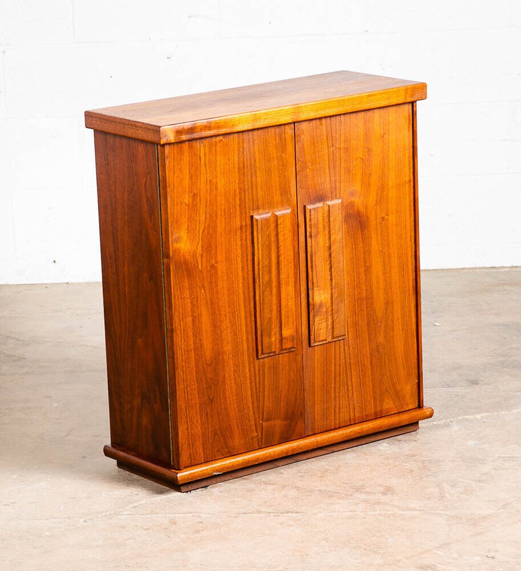 Mid Century Modern Entryway Side End Table Solid Walnut