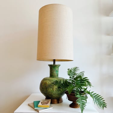 MCM Green Table Lamp