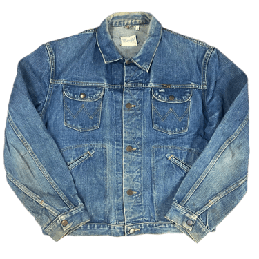 Vintage Wrangler &quot;124MJ&quot; Selvedge Denim Jacket