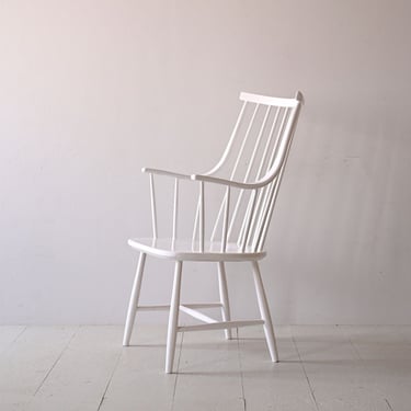 Vintage 'Grandessa' Wooden Armchair by Lena Larsson - Mid-Century Scandinavian Charm 