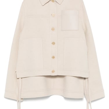 Loewe Women Wool And Cashmere Workwear Jacket