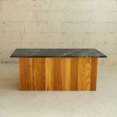 Marble Modern Block Coffee Table