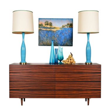 72″ Danish Modern Rosewood 8-Drawer Sideboard | Dresser — #3 of 3 Available!