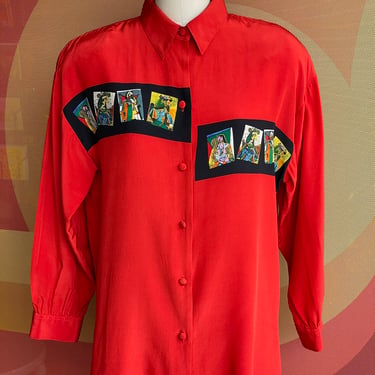 80's Silk Picasso Shirt