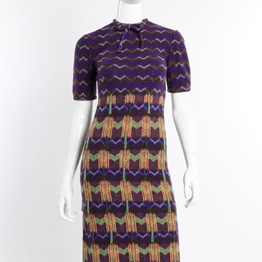 Chevron Knit Bead Dress