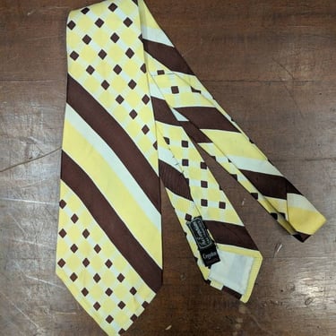 Vintage 1950s Grid and Stripes Rockabilly Swing Tie, 1940s Tie, 1950s Tie, Vintage Shirt, Vintage Tie, Vintage Clothing 