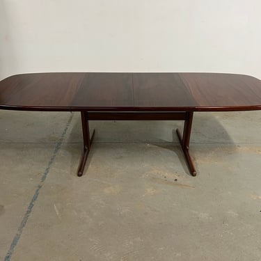 Danish Modern Dining Table Rosewood Extendable Surfboard 