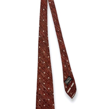 Vintage 1930s Brocade Necktie ~ Art Deco / Rockabilly / Swing ~ Neck Tie / Cravat ~ Foulard 