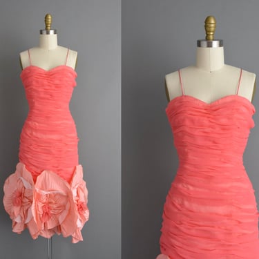 1980s Eugene Alexander sequin 3-D floral maxi dress | Terrasita - Lake  Winola, PA | ATTIC