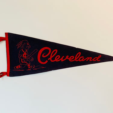 Vintage Cleveland MLB Pennant 