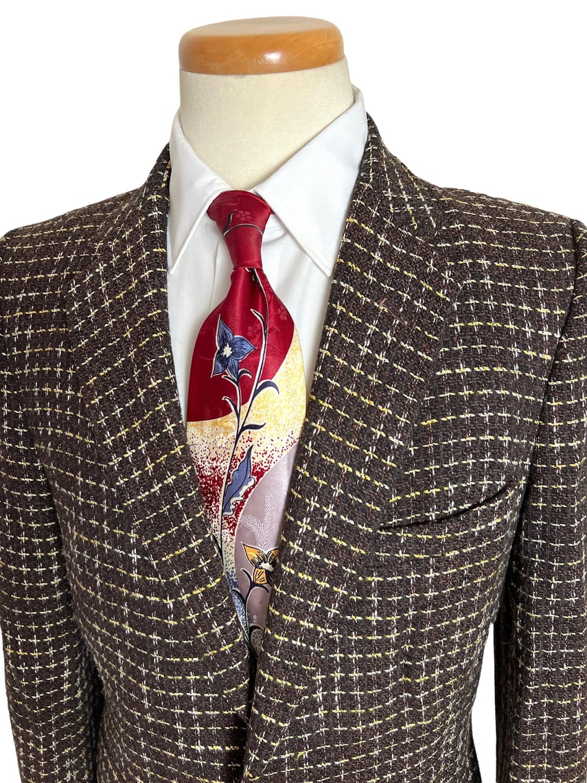 Vintage 1950s ATOMIC FLECK Wool Rockabilly Blazer ~ 36 R ~ sport coat ...