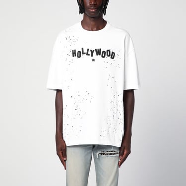 Amiri Oversize Hollywood Shotgun T-Shirt White Men