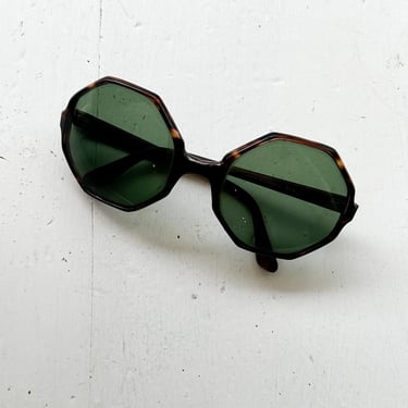 1960s Italian Tortoise Sunglasses 