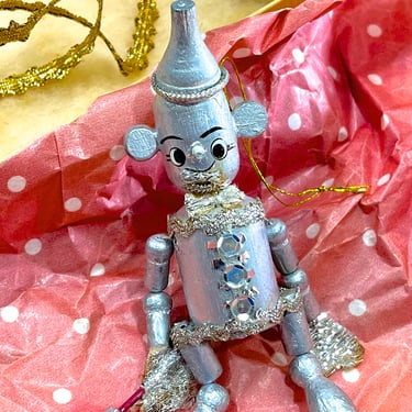 VINTAGE: Wooden Tin Man from Wizard of Oz - Holiday, Christmas - Collectable - SKU 30-407-00034521 