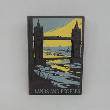 Lands and Peoples I (1961) - The British Isles and Western Europe - Vintage Geography Book Series - World in Color 