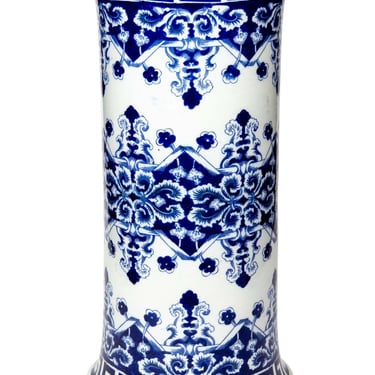 Blue and White Chinese Umbrella Stand